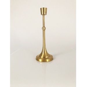Gold Tone Taper Candle Holder
